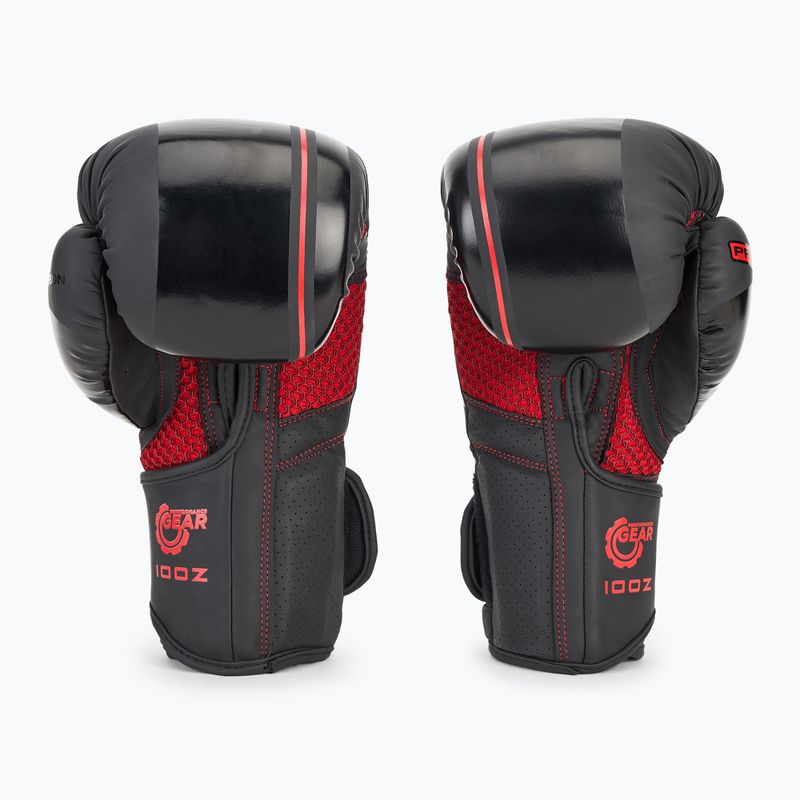 Bokso pirštinės DIVISION B-2 Pro Carbon black/red 3