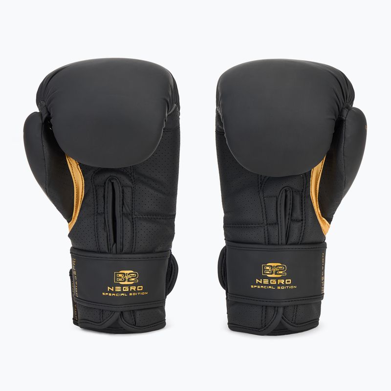 Bokso pirštinės DIVISION B-2 Pro Carbon black/gold 3
