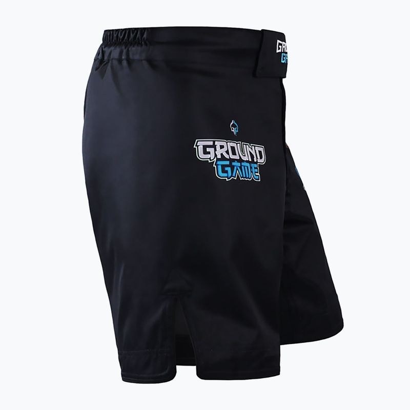 Ground Game MMA Yokai 3.0 vyrų MMA šortai juodi 22SHORTSMMAYOK3 2