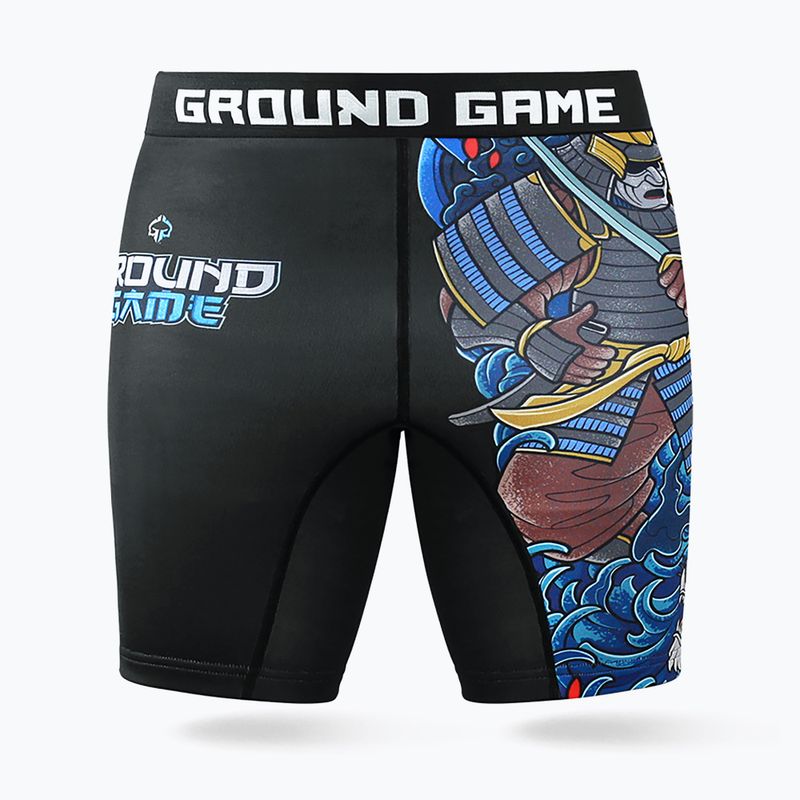 Ground Game Vale Tudo Yokai 3.0 vyriški treniruočių šortai juodi/daugiaspalviai