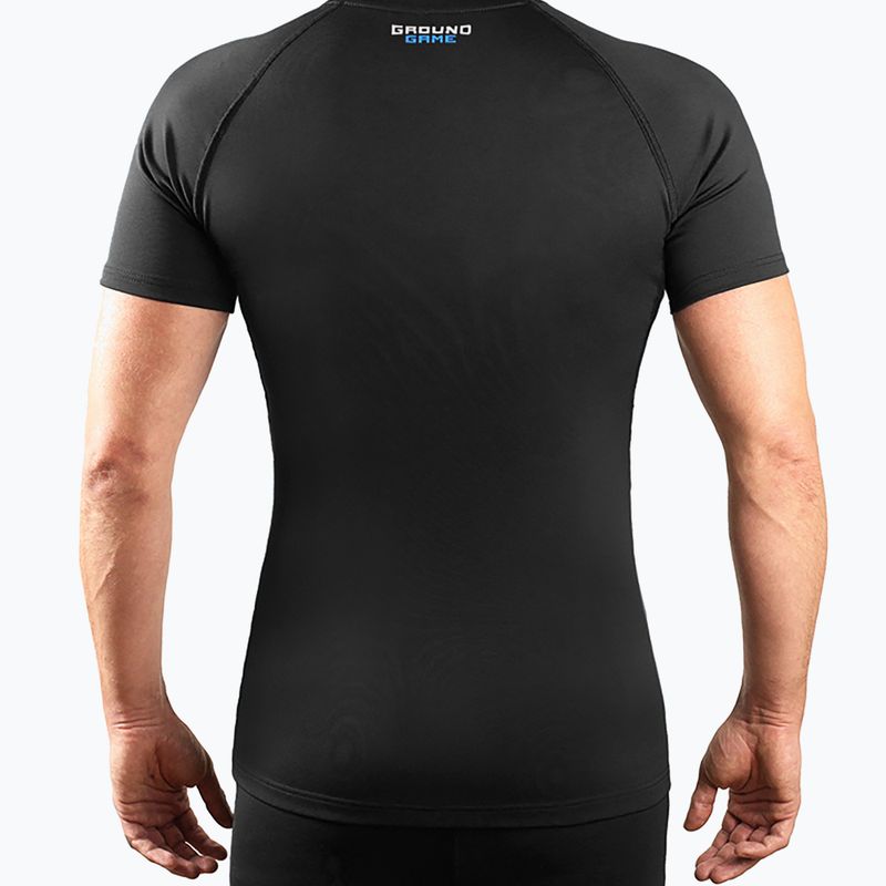 Vyriškas marškinėliai Ground Game Essential rashguard black 22RASHESLOGOSS 3