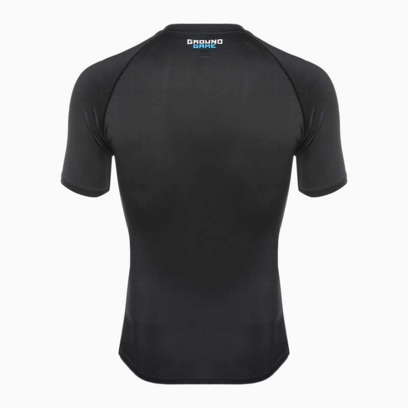 Vyriškas marškinėliai Ground Game Essential rashguard black 22RASHESLOGOSS 5