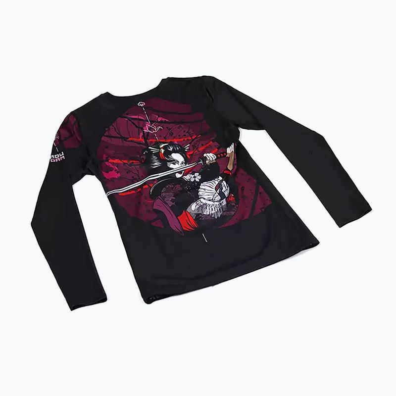 Moteriška apsauginė liemenė Ground Game Tsuru Warrior Rashguard black 22WRASHLSGEIS