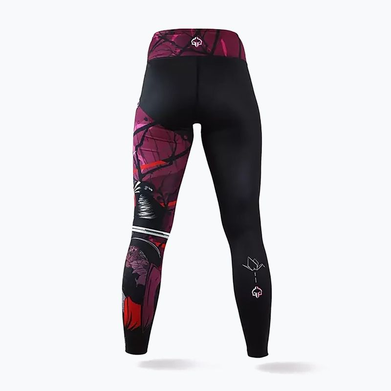 Moteriškos treniruočių tamprės Ground Game Tsuru Warrior multicolor 2