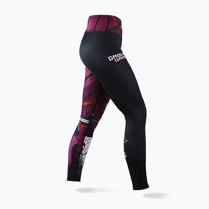 Moteriškos treniruočių tamprės Ground Game Tsuru Warrior multicolor 4