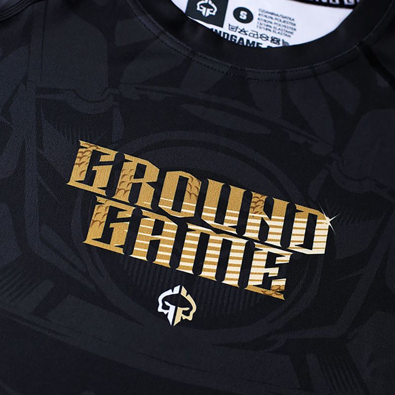 Ground Game Oni Samurai vyriškas marškinėliai su kapišonu black 22RASHSSSAM3 5