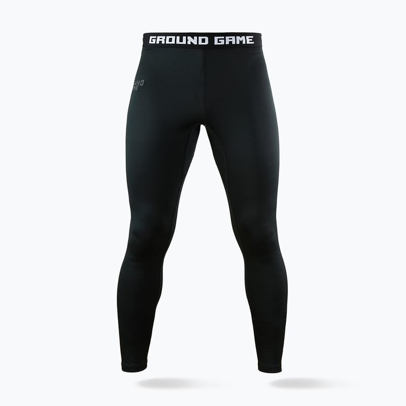Treniruočių tamprės Ground Game Athletic Shadow Black czarny