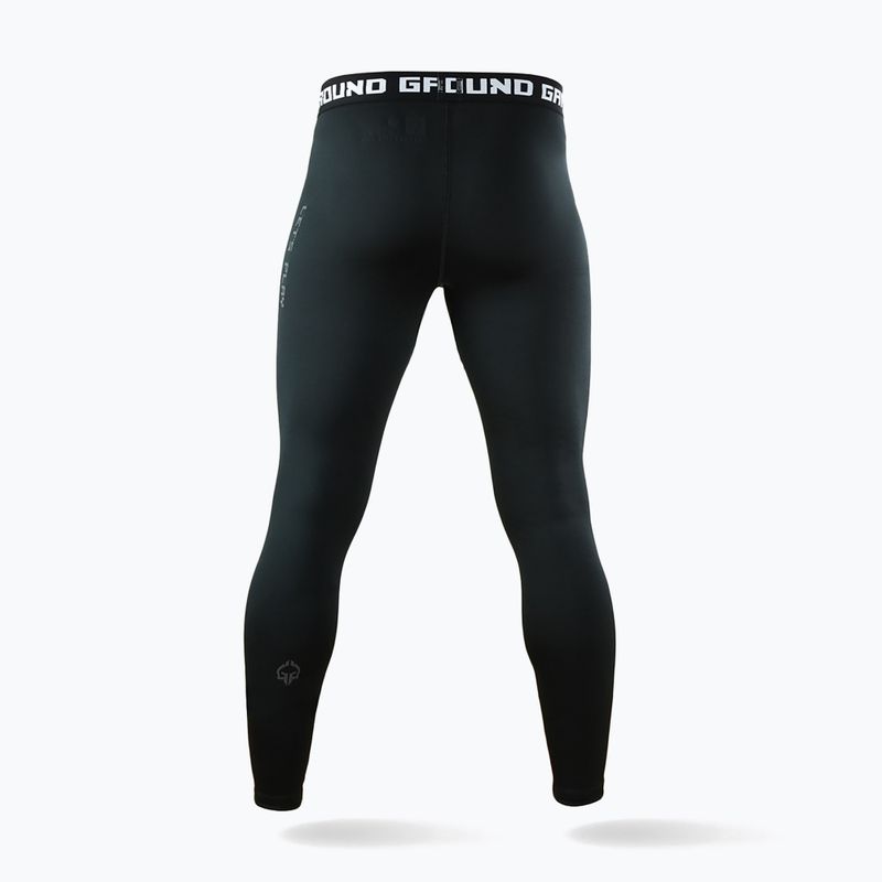Treniruočių tamprės Ground Game Athletic Shadow Black czarny 2