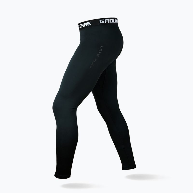 Treniruočių tamprės Ground Game Athletic Shadow Black czarny 4