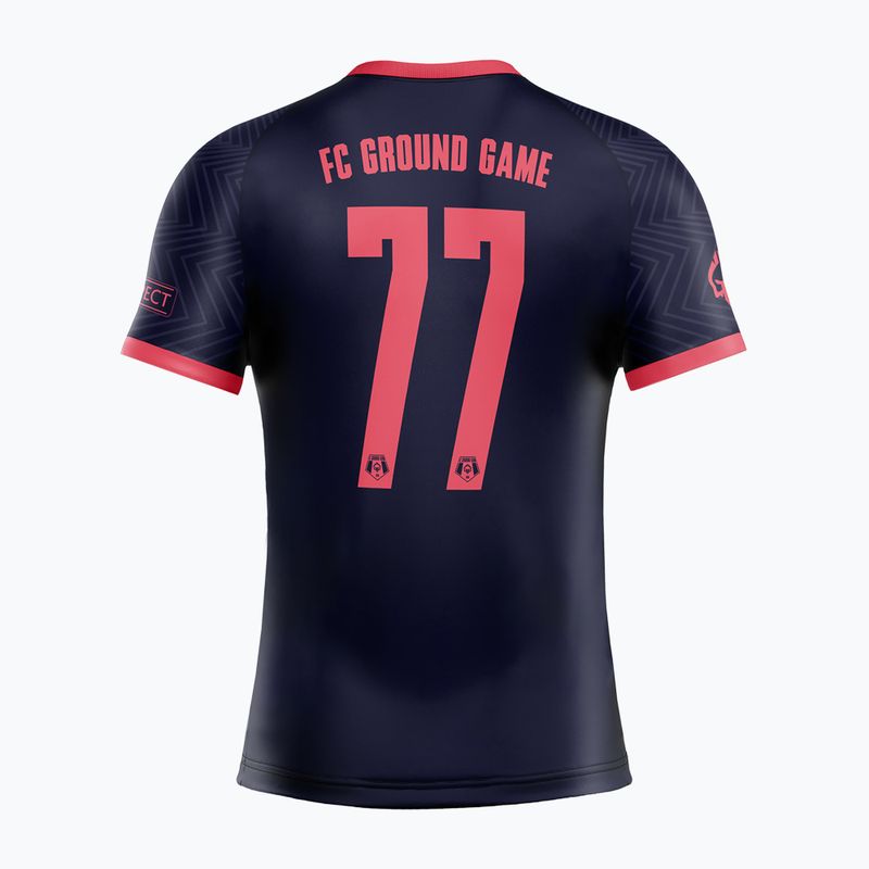Marškinėliai Ground Game FC Armbar tamsiai mėlyni 2