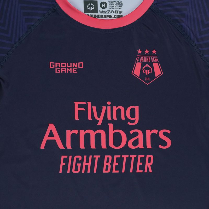Marškinėliai Ground Game FC Armbar tamsiai mėlyni 4