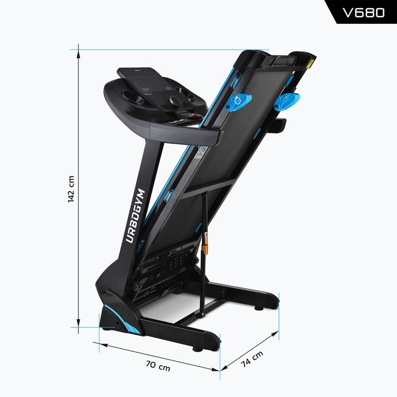 UrboGym V680 elektrinis bėgimo takelis 5904906085053 5