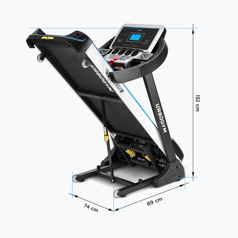 UrboGym V660S elektrinis bėgimo takelis 5904906085077 6