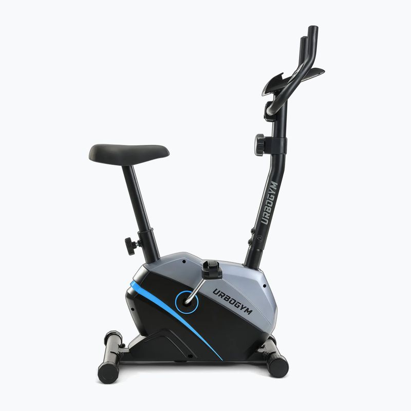 UrboGym Oxygen Blue juodai mėlynas stacionarus dviratis UG-OXYGEN-B