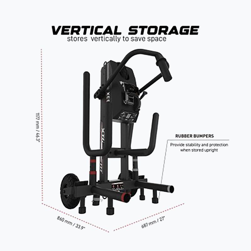 Jėgos treniruočių rogės XEBEX XT4 Sled black 4