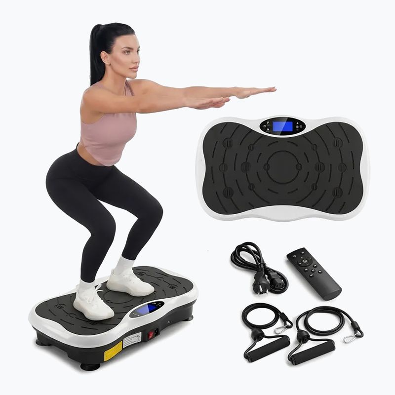 Vibracinė platforma Extralink Moonwalk Spin Move black/white 9