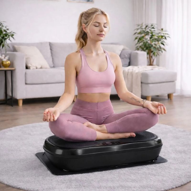 Vibracinė platforma Extralink Moonwalk Spin Move black 12