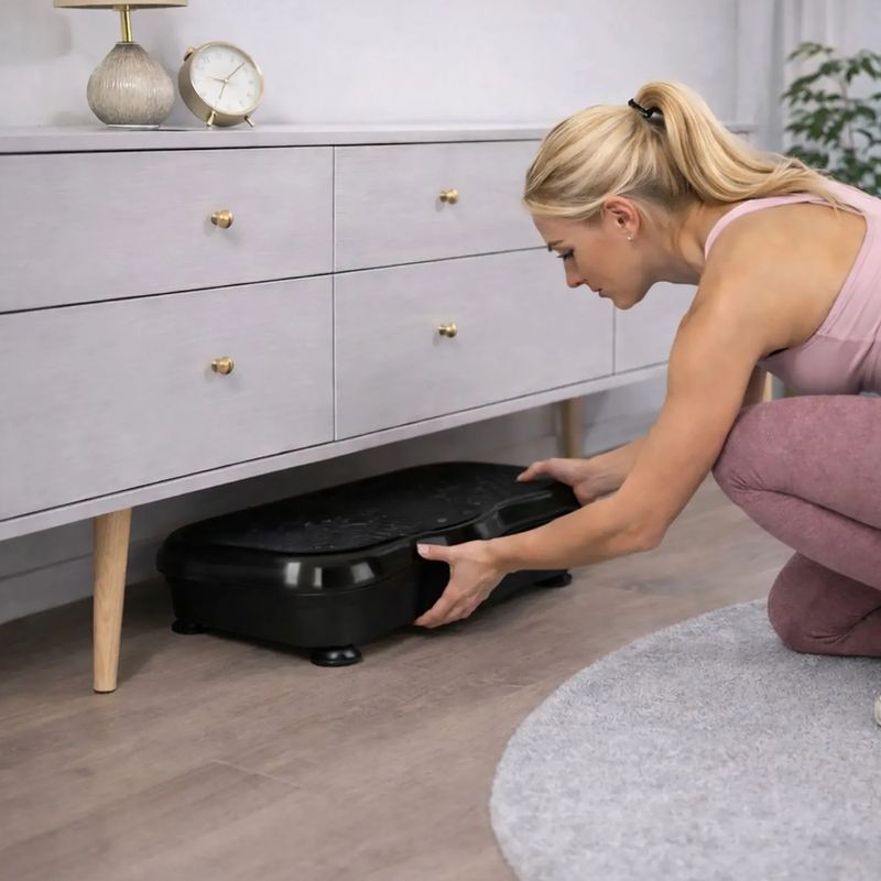 Vibracinė platforma Extralink Moonwalk Spin Move black 13
