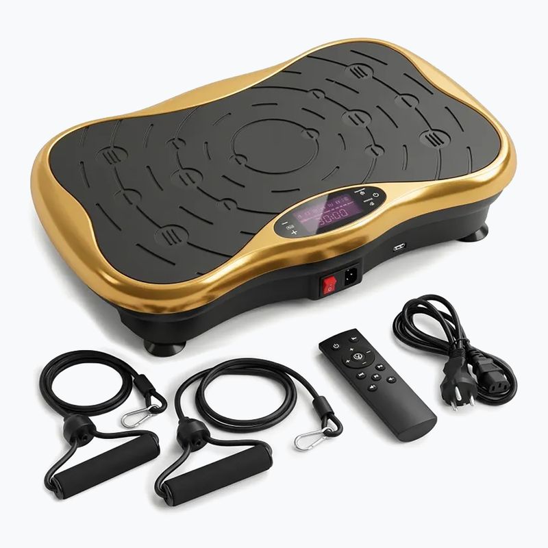 Vibracinė platforma Extralink Moonwalk Spin Move black/gold 5