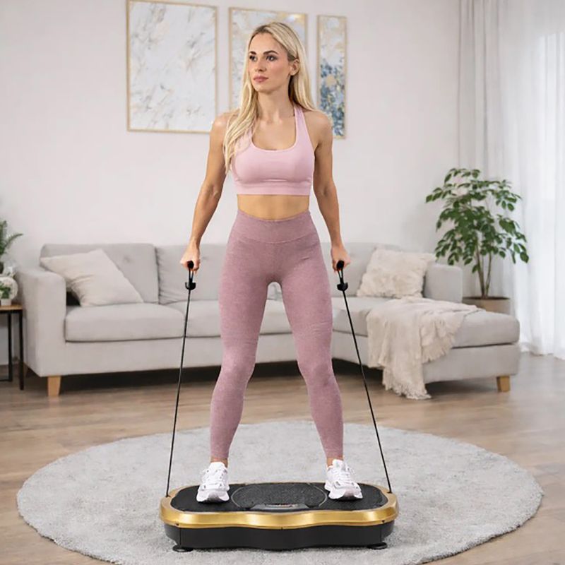 Vibracinė platforma Extralink Moonwalk Spin Move black/gold 10