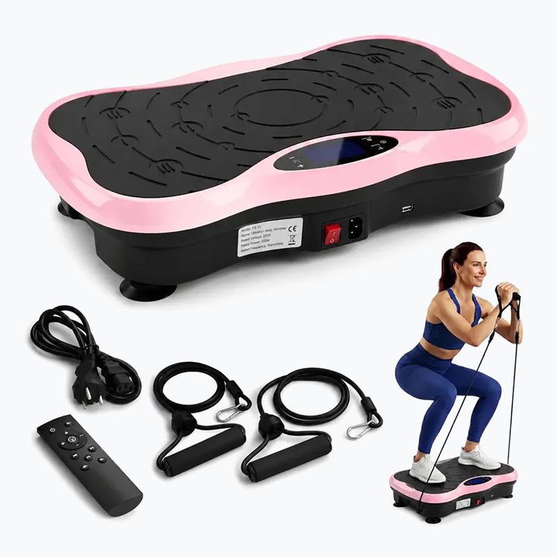 Vibracinė platforma Extralink Moonwalk Spin Move black/pink 7
