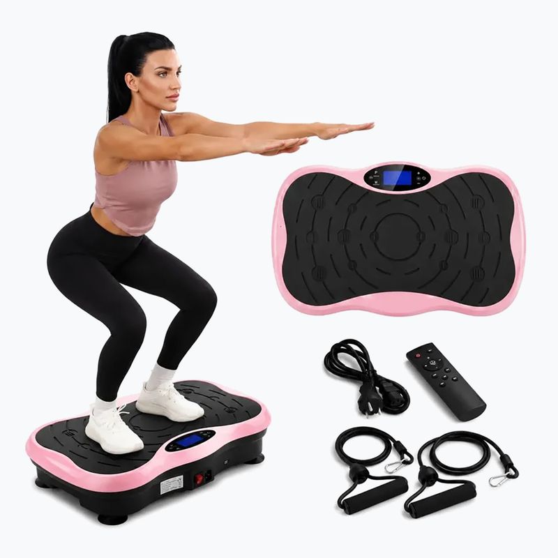 Vibracinė platforma Extralink Moonwalk Spin Move black/pink 8
