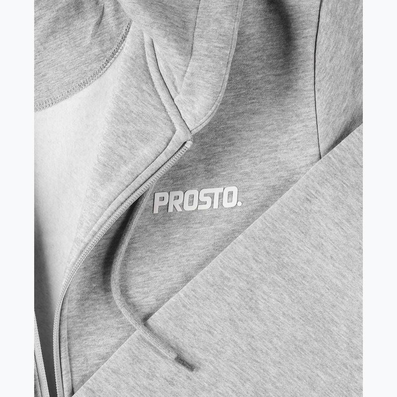 Vyriškas džemperis PROSTO Rendot Zip Hoodie gray 4