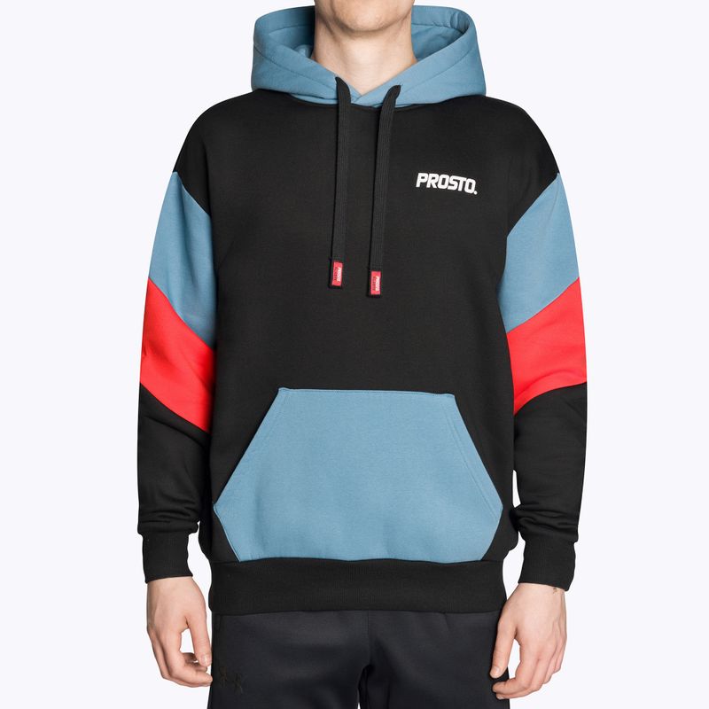 Vyriškas džemperis PROSTO Hoodie Haxle black