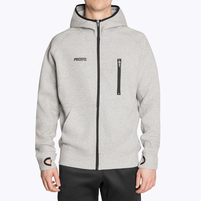 Vyriškas džemperis PROSTO Tech Zip Zip Hoodie Speedy gray