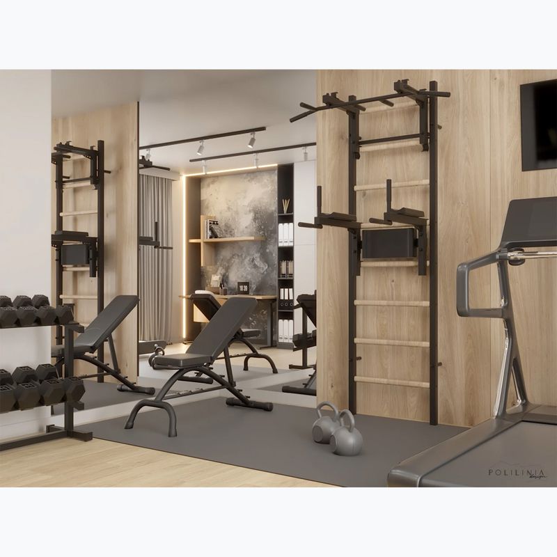 BenchK gimnastikos kopėčios juodos BK-232B 22