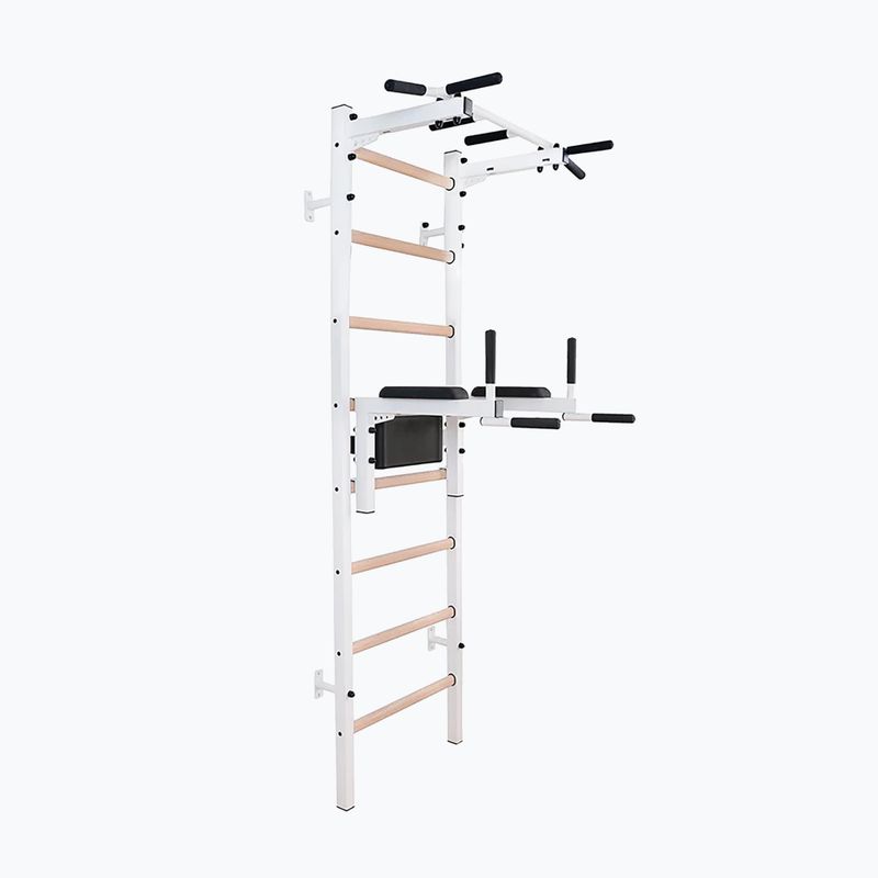 Gimnastikos kopėčios BenchK 222W white matte/oak