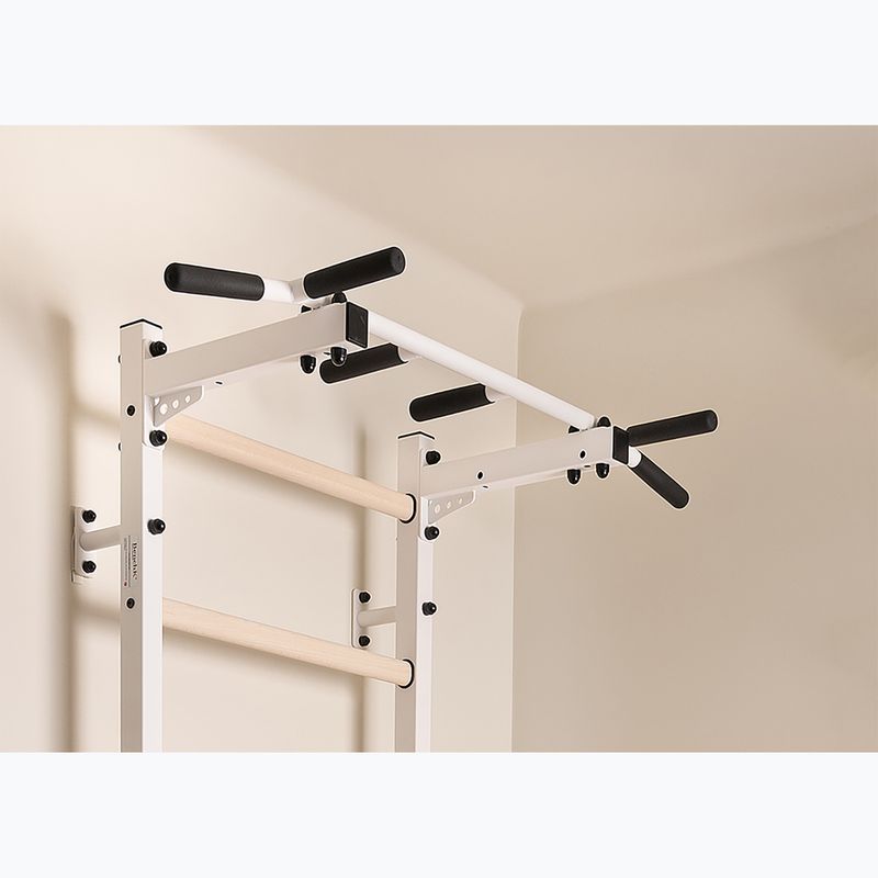 Gimnastikos kopėčios BenchK 222W white matte/oak 7