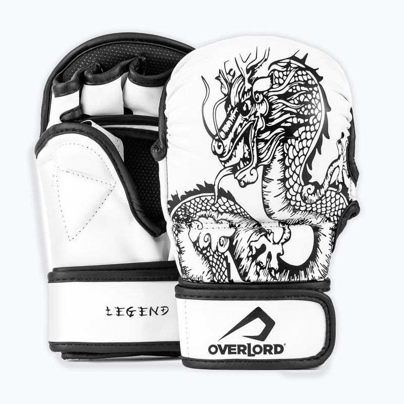 Graplingo pirštinės Overlord MMA Legend baltos