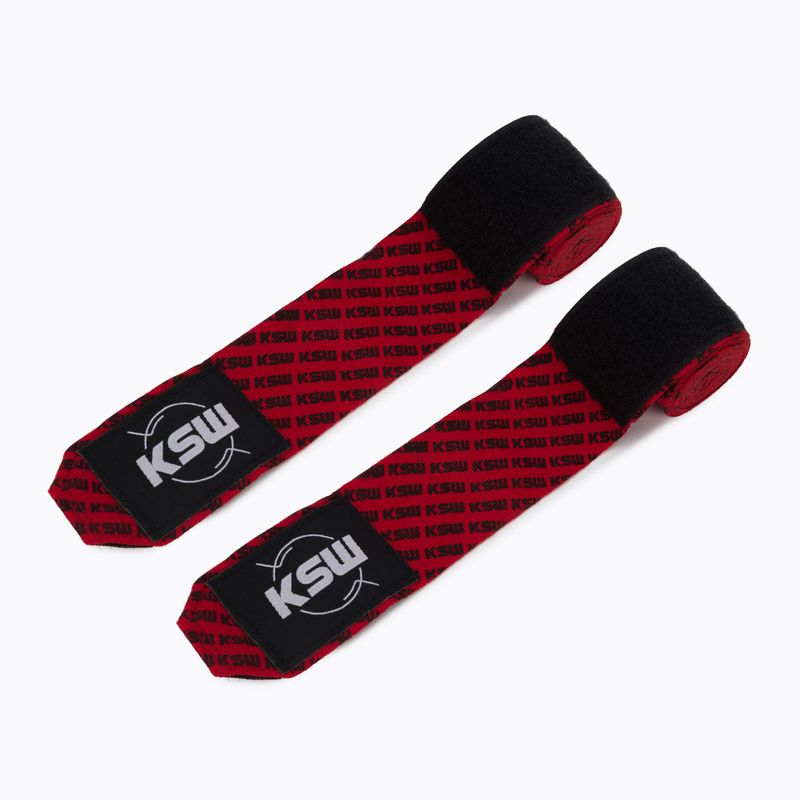 KSW bokso tvarsčiai raudoni 2