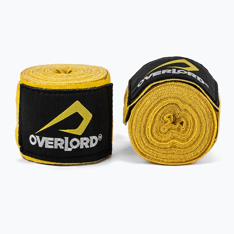 Bokso tvarsčiai Overlord 400 cm geltoni 2