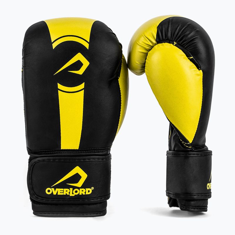 Bokso pirštinės Overlord Boxer geltonos 2