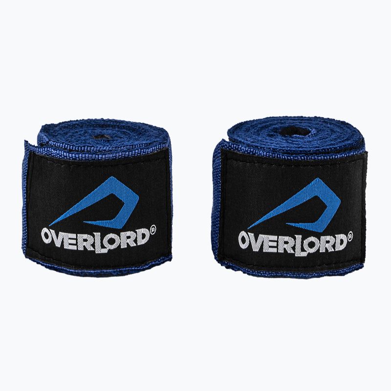 Bokso raiščiai Overlord elastiniai 350 cm mėlyni