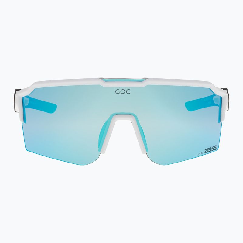 "GOG Valhalla" matiniai balti/juodi/refleksiniai dangaus mėlynumo akiniai nuo saulės 2