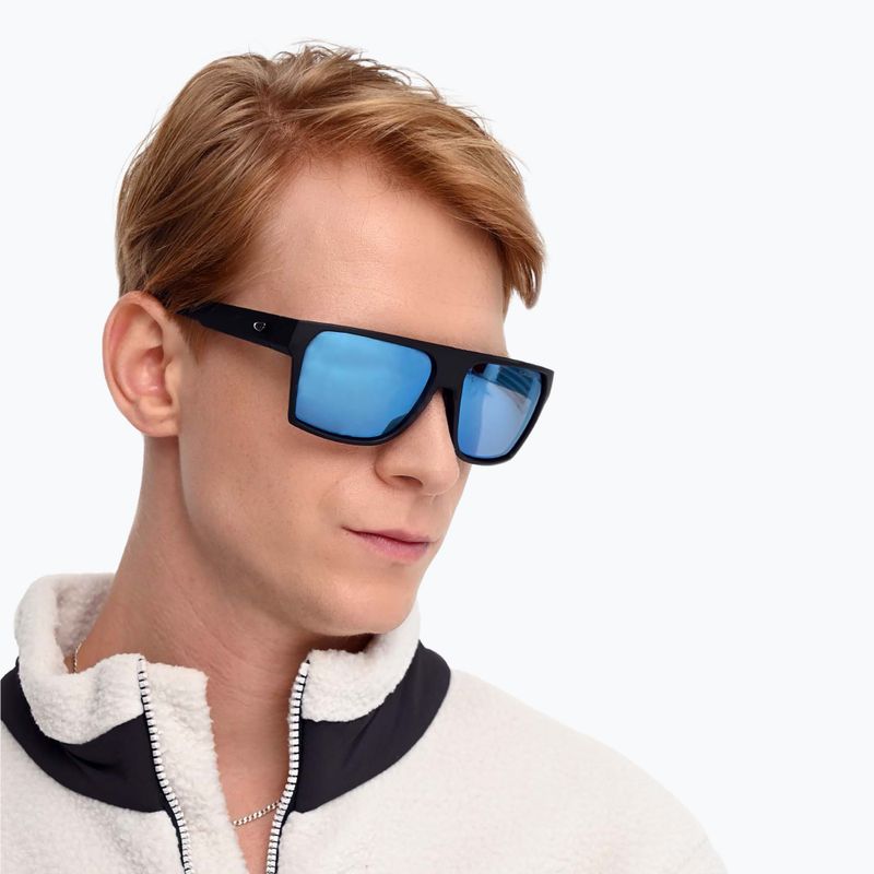 Saulės akiniai GOG Nazca matt black/reflex white blue 5