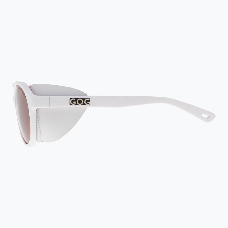 Saulės akiniai GOG Nanga matt white/reflex silver 4