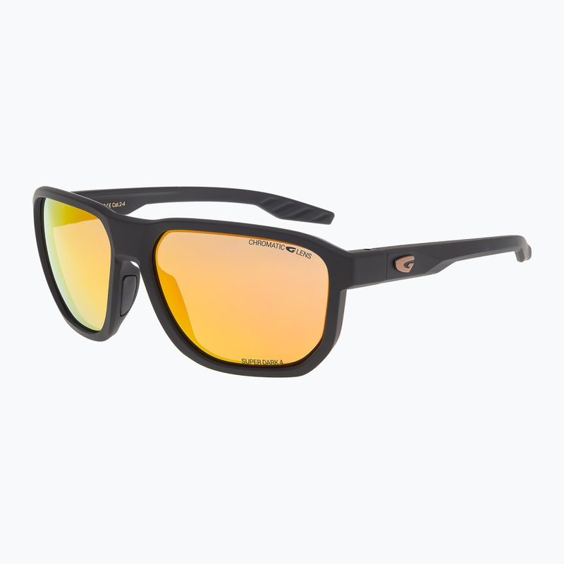 Saulės akiniai GOG Pamir matt metallic black/black/reflex gold 3