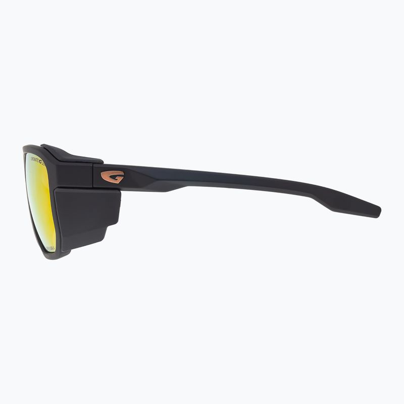 Saulės akiniai GOG Pamir matt metallic black/black/reflex gold 5