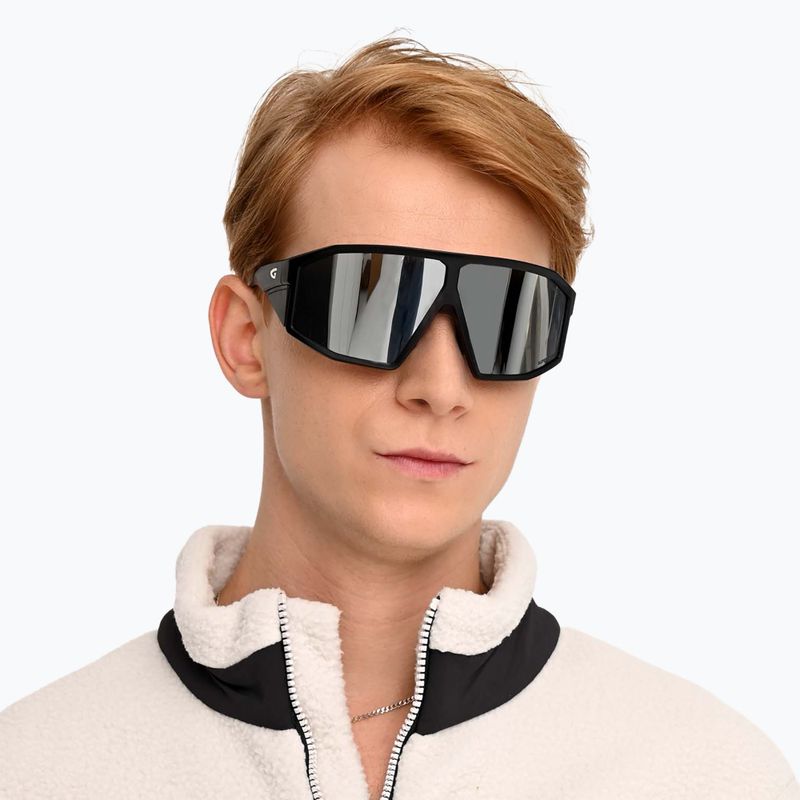 Saulės akiniai GOG Lhotse S4 matt black/reflex silver 7