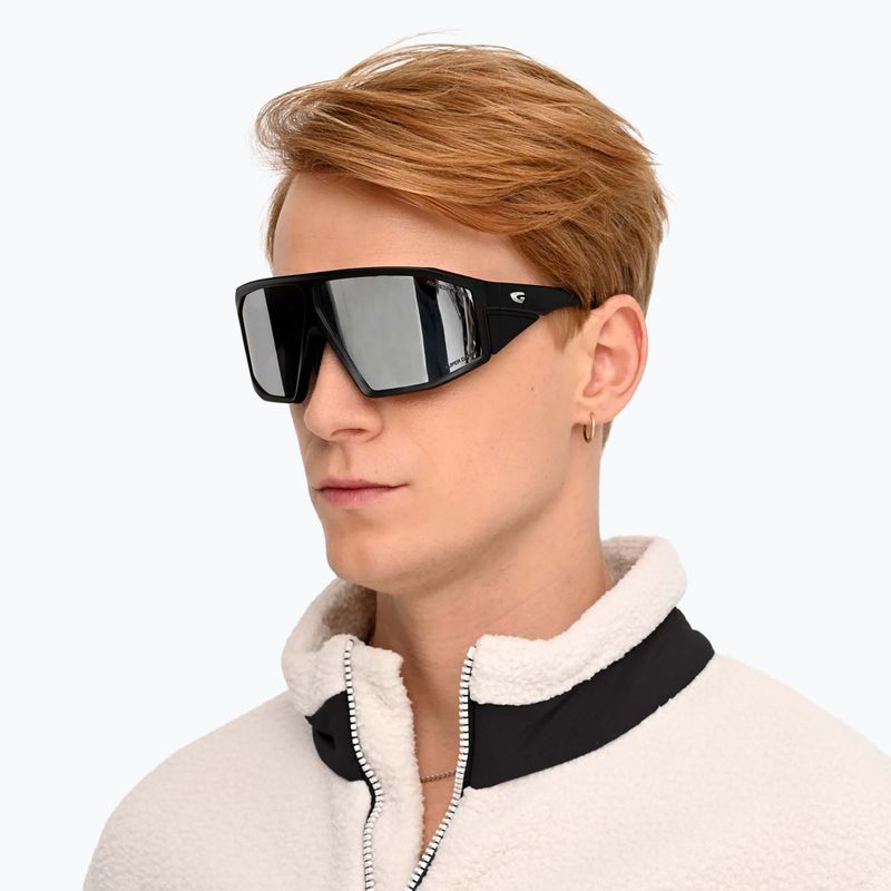 Saulės akiniai GOG Lhotse S4 matt black/reflex silver 9