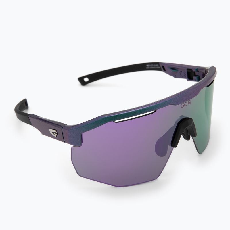 Akiniai nuo saulės GOG Argo metallic purple/green reflex purple 2