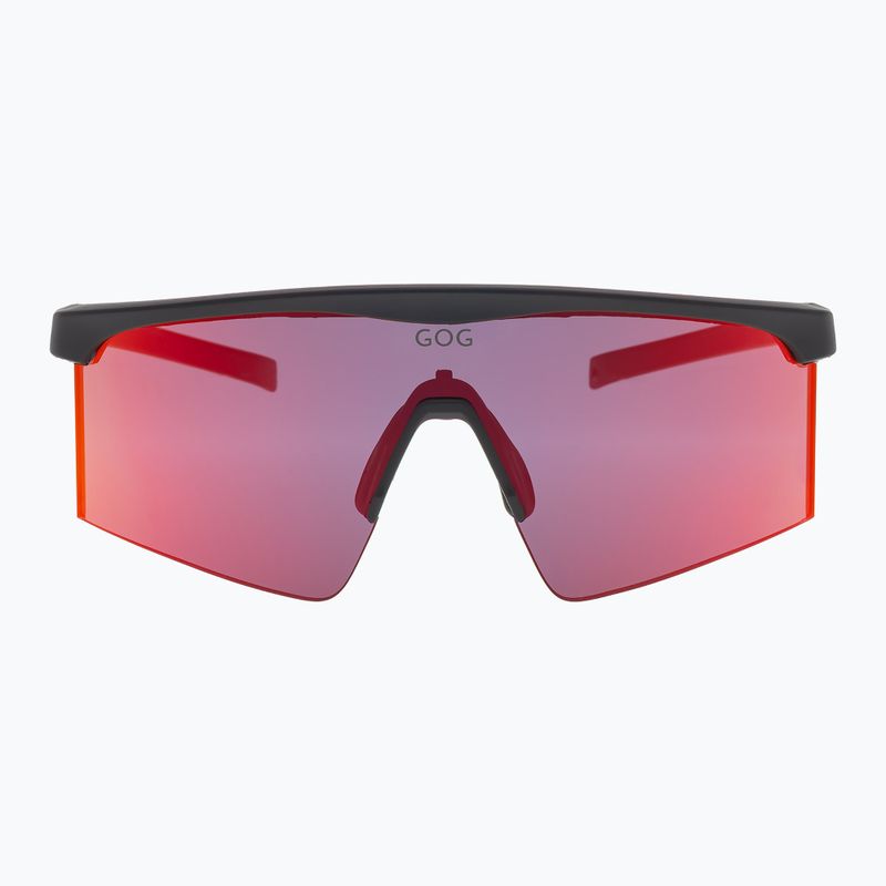 Akiniai nuo saulės GOG Sigurd matt black/reflex black/red 2