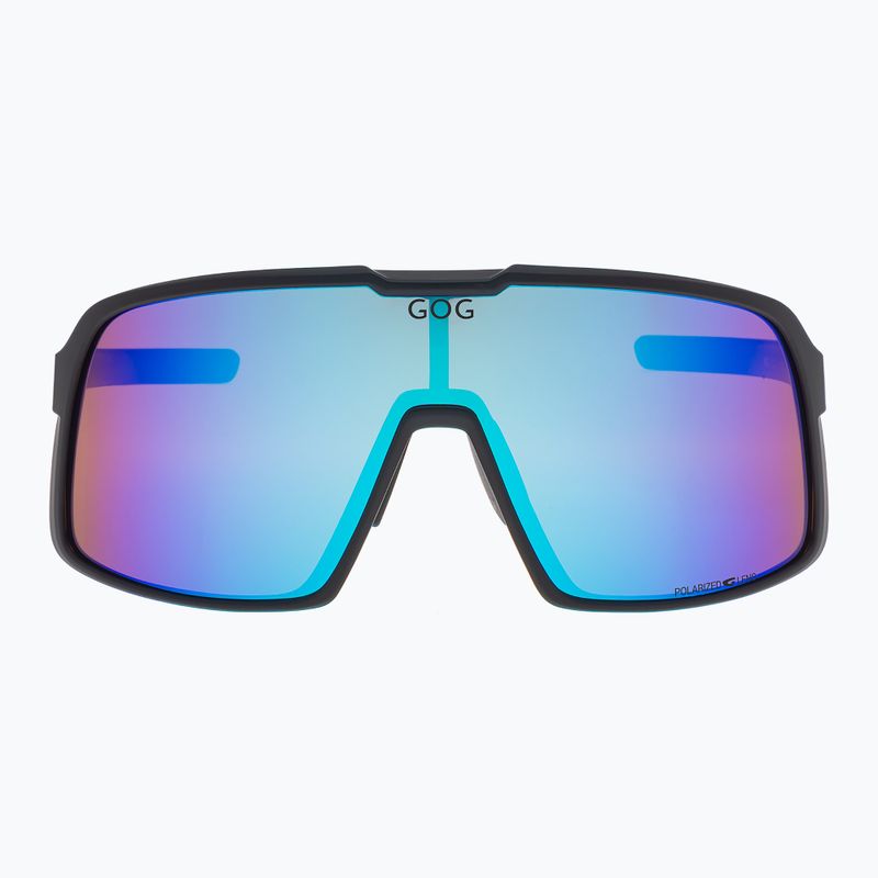 Akiniai nuo saulės GOG Kari matt black/reflex white/blue 2