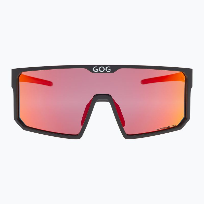Akiniai nuo saulės GOG Maat matt black/reflex red 2