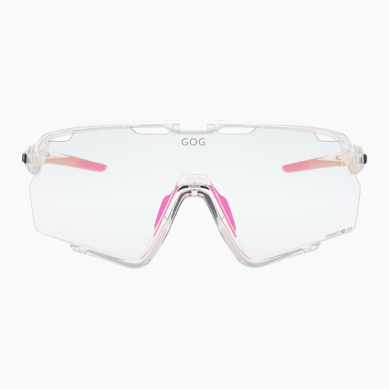Akiniai nuo saulės GOG Prometheus photochromic pink/black reflex pink 3