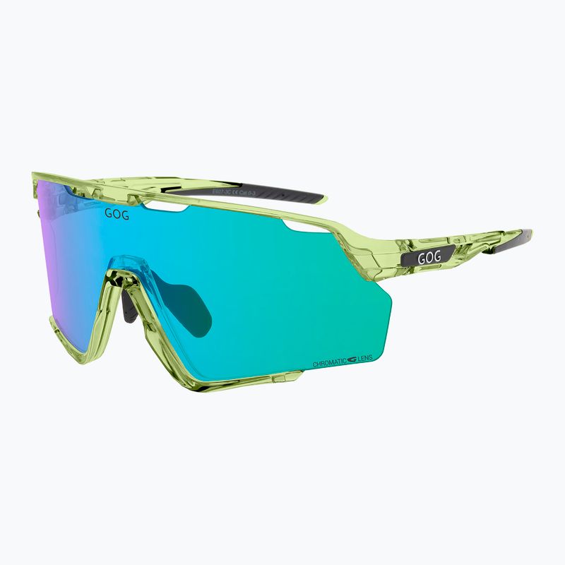 Akiniai nuo saulės GOG Prometheus photochromic green/black reflex green 2